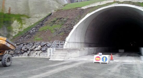 Construction Aramaio Tunnel