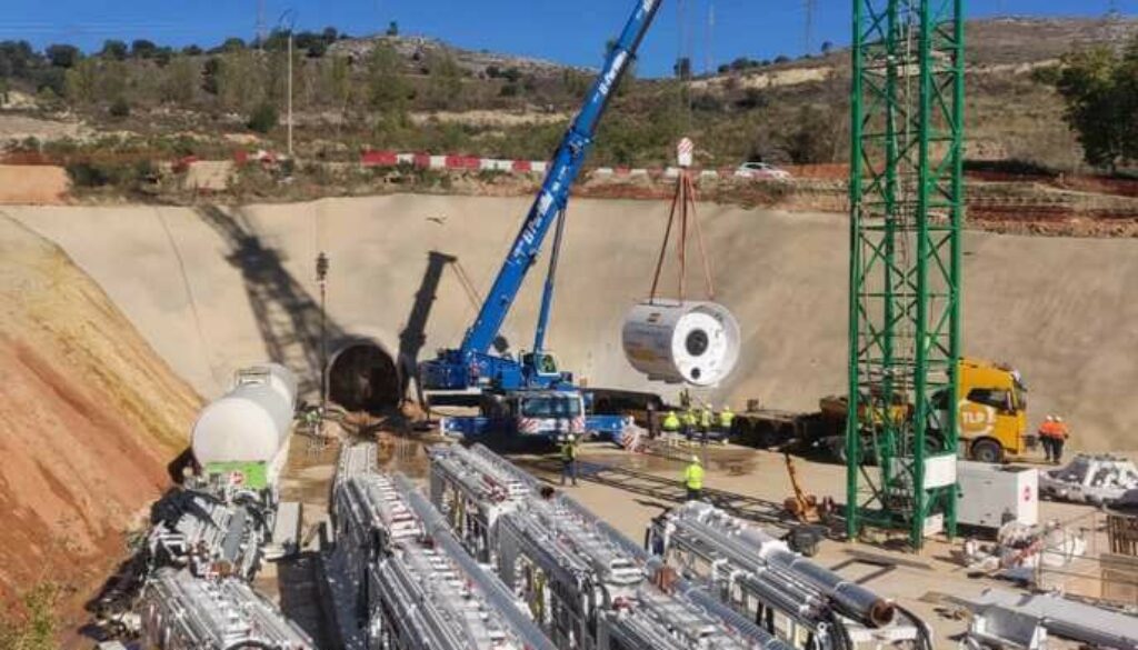 Soria WWTP outfall tunnel