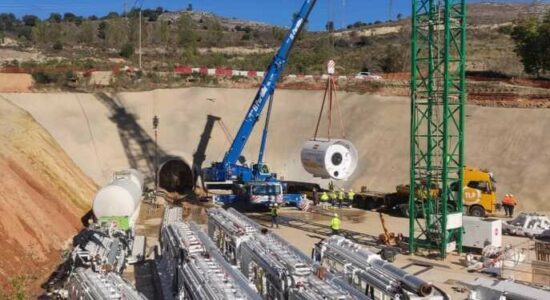 Soria WWTP outfall tunnel